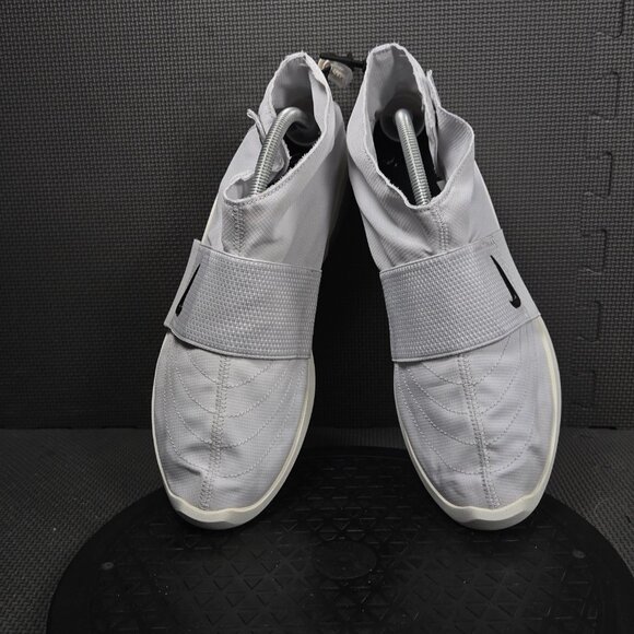 Nike Air Fear of God Moc Shoes Mens Size 11 Pure Platinum Gray Strap AT8086-007 - Picture 6 of 9